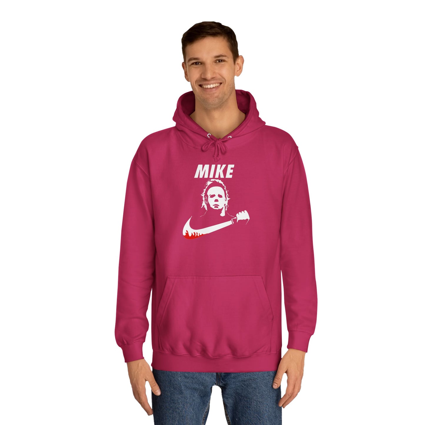 Haddonfield 1978 Myers Hoodie Hot Pink